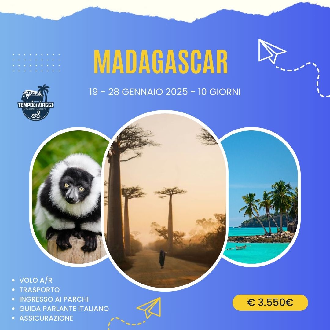 Viaggio di gruppo in Madagascar - gennaio 2025